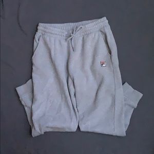 Grey sweatpants